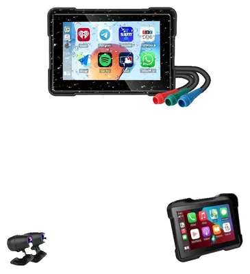 Produktbild von Motorrad-Dashcam, Dual-Linse, Eingebautes GPS, 64G, Moto DVR