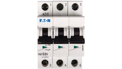 Obrázek produktu pro Eaton FAZ-C2/3, Miniaturní obvodový jistič, Typ C, IP20