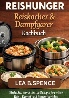 Produktbild von REISHUNGER Reiskocher & Dampfgarer Kochbuch