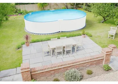 Produktbild von Einbaupool Stahlwandpool-Set Planet Pool Solo 625x360x150 cm inkl. Einbauskimmer