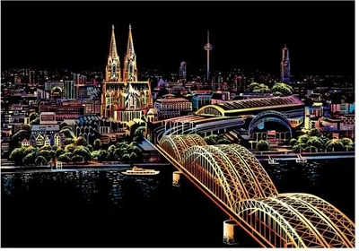 Produktbild von Kölner Domzauber Rubbellos 40x28 cm