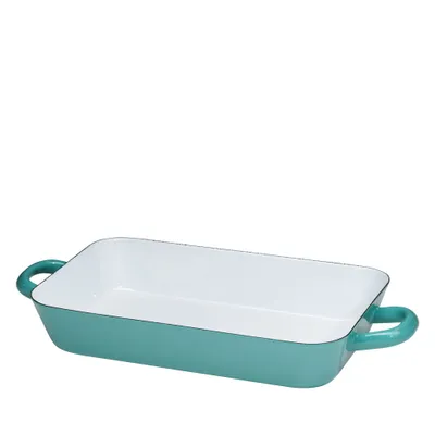 Obrázek produktu pro Riess Classic Bratpfanne 29/18 cm Medium Nature green Brat- Backform Emaille