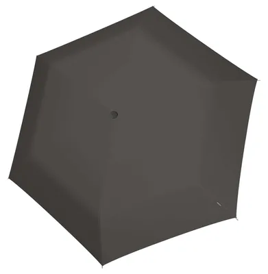 Zdjęcie produktu dla Knirps KNIRPS US.050 DARK GREY - lekki damski składany parasol płaski