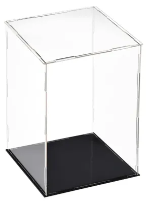 Produktbild von Transparente Acryl Vitrine mit Schwarzem Sockel