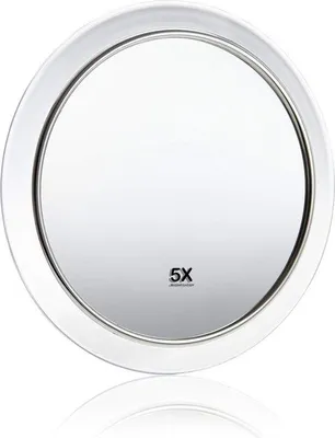 Obrázek produktu pro Akrylové zrcátko, průměr 15 cm, kulatý tvar, s magnetem, vhodné pro domácnost i cestování