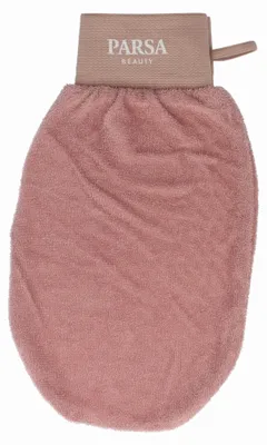 Produktbild von PARSA Beauty Wellness Peelinghandschuh Terracotta aus 100 % Naturviskose