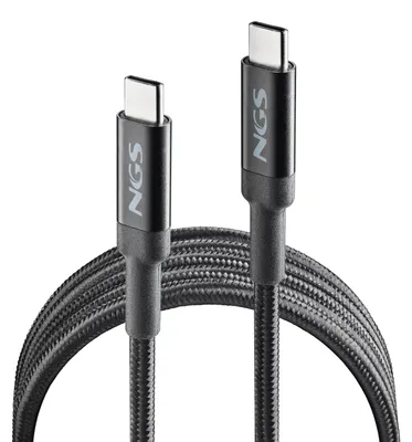 Immagine prodotto di NGS KNOT 65W-2 cavo USB USB 2.0 2 m USB C Nero