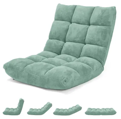Image de Fauteuil de sol FANTASK avec dossier réglable, fauteuil relax, chaise de méditation
