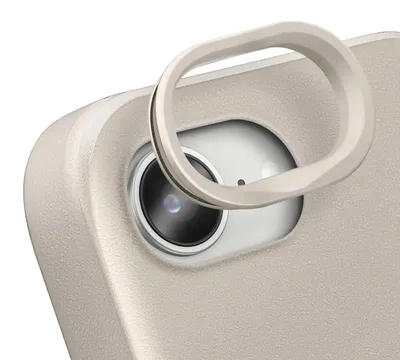 Produktbild von Rhinoshield, Kameraschutz iPhone 16e kratzfester Objektivrahmen, Beige