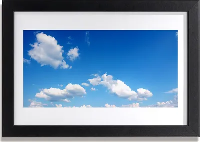Produktbild von Bild 30x20 MDF-Rahmen Wandkunst Himmel-Wolken-Landschaft