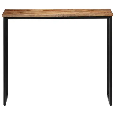 Image de vidaXL Table console bois massif recyclé teck 90 x 30 x 76 cm