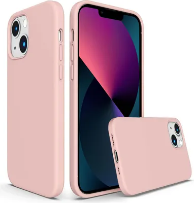 Produktbild von Hülle für Apple iPhone 13 Handy Schutz Cover Silikon Gel Case Handyhülle Tasche, rosa