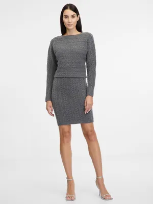 Produktbild von Orsay Grauer Damenrock 1001094A01542__XL