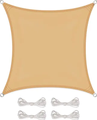 Produktbild von Sonnensegel BASIC PES Quadrat 3x3 sandbeige Polyester 140g/m²
