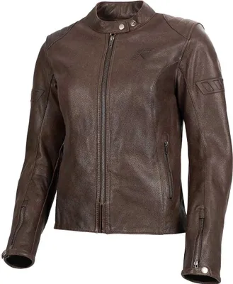 Produktbild von Rukka Mehan Damen Motorrad Lederjacke, braun, 44