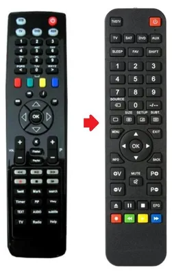Produktbild von Ersatz Fernbedienung für XTREND ET9000 | ET9200 | ET9500