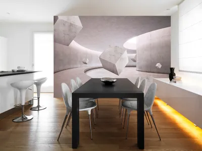 Produktbild von Vlies Fototapete 3d Effekt 350x256 cm Tapeten Wandtapete XXL Würfel a-A-0169-a-c