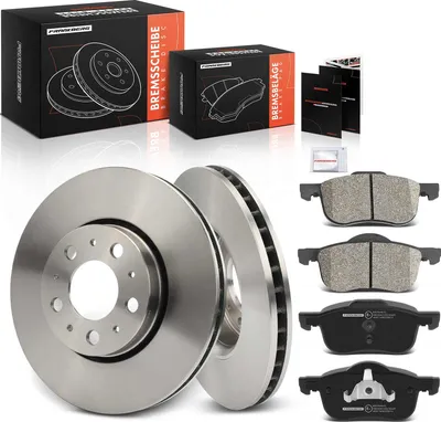 Produktbild von Frankberg 2x Bremsscheiben 4x Bremsbeläge Vorderachse für Volvo S60 I 384 S80 I 184 V70 II 285 XC70 Cross Country 295