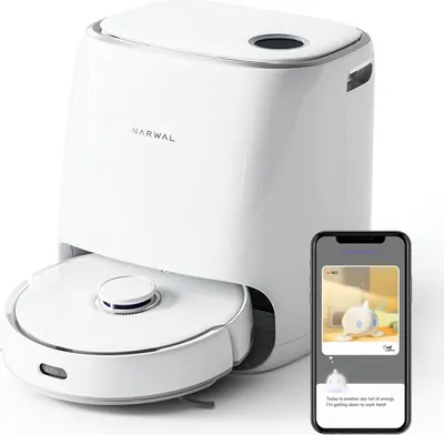 Produktbild von NARWAL Freo, Staubbeutel, Weiß, Rund, White, LCD, Staubbeutel