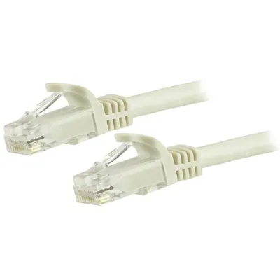 Produktbild von StarTech.com 3m Cat6 UTP RJ45 Gigabit Patchkabel Snagless - Cat 6 Netzwerkkabel - Weiß, 3 m, Cat6, U/UTP (UTP), RJ-45, RJ-45, Weiß