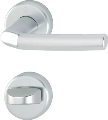 Immagine prodotto di Set di maniglie HOPPE BIRMINGHAM - Rosetta per WC rosso/bianco, 37 - 42, argento anodizzato