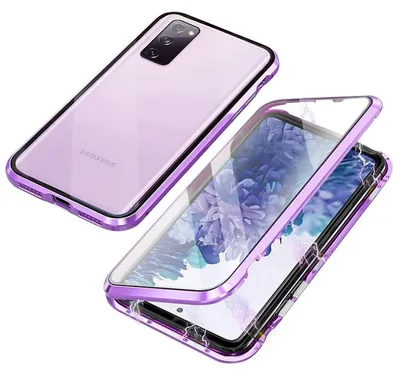 Obrázek produktu pro Pro Samsung Galaxy S23 FE Mobile Phone Case 360 Magnetic Glass Bumper Metal Case Case Cover