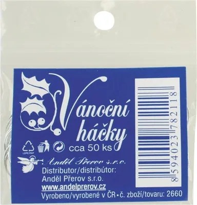 Obrázok produktu pre Vianočné závesné háčiky 5 cm