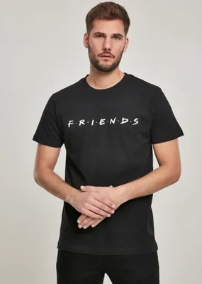 Produktbild von Merchcode T-Shirt Friends Logo Tee Black-M