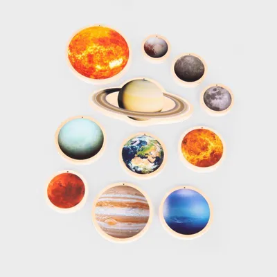 Produktbild von Tickit Solar System Discs, 1 Jahr(e), Holz, Holz, Mehrfarbig