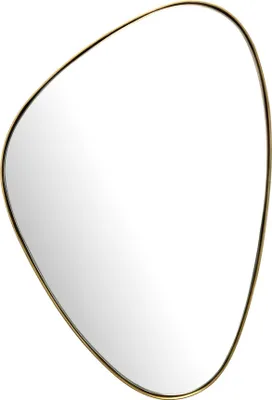 Zdjęcie produktu dla WOHNLING Lustro ścienne Lustro do przedpokoju Lustro asymetryczne 70 cm Lustro do przedpokoju Lustro wiszące