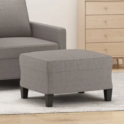 Produktbild von The Living Store Fußhocker Taupe 60x50x41 cm Stoff