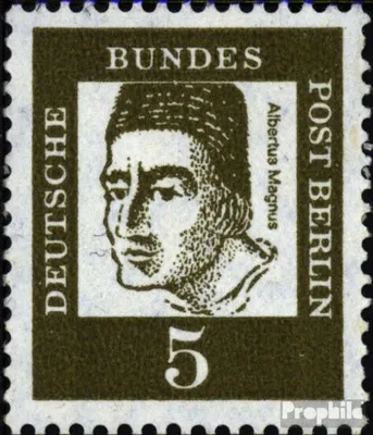 Produktbild von Briefmarken Berlin (West) 1961 Mi 199R mit Zählnummer postfrisch Bedeutende Deutsche