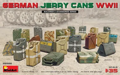 Immagine prodotto di MiniArt 1:35 WW2 Set di taniche tedesche (24) Modellismo in plastica