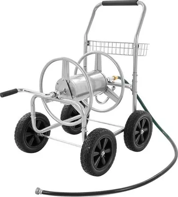 Produktbild von Gartengerät - Stahl - 4 Räder - Wetterfest - Anti-Rutsch-Handgriff - Aufbewahrungsbehälter - Ordnungsgemäße Gartenarbeit