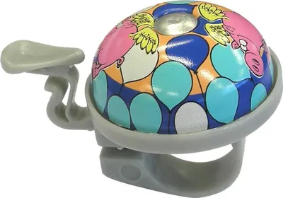 Immagine prodotto di On Bike Campanello universale per bicicletta da bambina con stampa multicolore