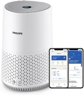 Produktbild von Luftreiniger 600-Serie, energieeffizient mit Smart Sensor, Für Allergiker, HEPA-Filter entfernt 99,97% der Schadstoffe, Deckt bis zu 44 m2 ab