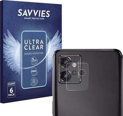 Produktbild von 6x Für Motorola Moto G32 (NUR Kameraschutz) Schutzfolie Savvies Displayschutz Display Schutz Folie Klar Transparent