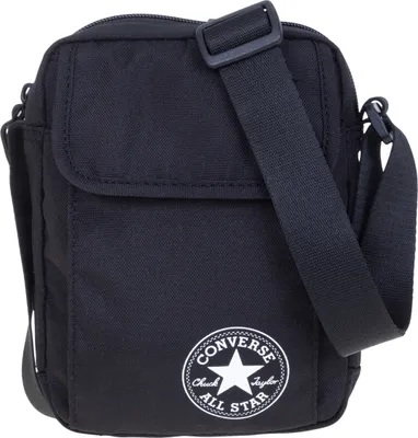 Produktbild von Converse Schultertasche Damen Herren Jungen Mädchen Mini Umhängetasche Tasche Freizeittasche klein Mini Cross Bag Sachet 55SCB15-001 Schwarz