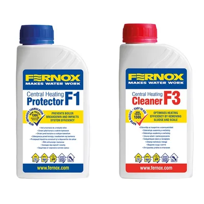 Produktbild von Bandloo Set Fernox F3+F1 – zur Reinigung & zum Schutz von Heizsystemen 2×500ml