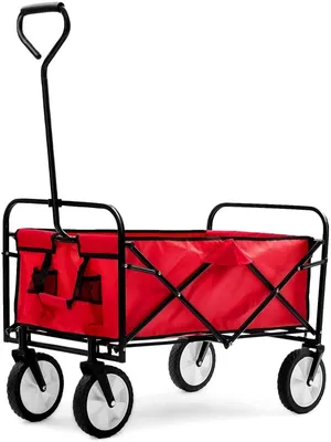 Image de Chariot de camping pliable, grande capacité, pour activités de plein air