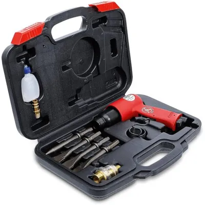Image de Marteaux-Burineurs à Air Comprimé - Jeu de 8 pcs - Puissants et Polyvalents - Acier, Pro - D-Work