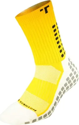 Image de Trusox Mid-Calf Cushion Crew 3.0 Chaussettes Grip - Jaune  | Taille: 39-43,5