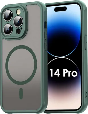 Produktbild von Handyhülle für Apple iPhone 14 Pro Matt Case Schutzhülle Kratzfest Passgenau Grün
