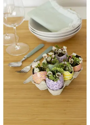 Produktbild von 6 Übertöpfe Eier je 5cm 3609510008970
