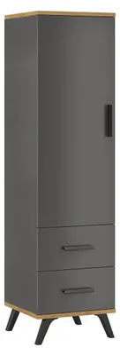 Obrázek produktu pro Skříň RALF 11 Grafit + dub artisan