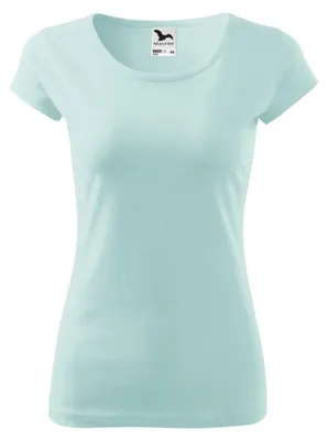 Image de Malfini - T-shirt « Pure » pour femmes, ajusté PP10464 (L) (bleu)
