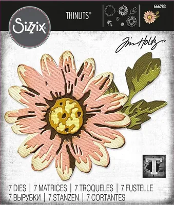 Produktbild von SIZZIX Stanzform Präge Stanzschablone Cutting Die, Blossom by Tim Holtz Blume