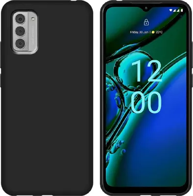 Obrázok produktu pre Silikó puzdro na mobilný telefón Nokia G42, čierne,