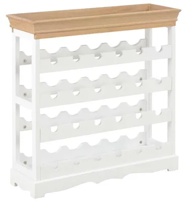 Image de Rangement à vin – Porte-bouteilles – Bar à vin – Support pour bouteilles – Rangement à verres – Structure robuste – Étagères en verre – Noir