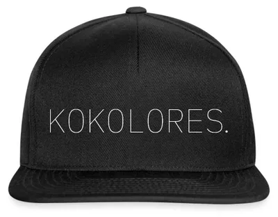 Produktbild von Spreadshirt Stromberg Kokolores Snapback Cap, One size, Schwarz/Schwarz